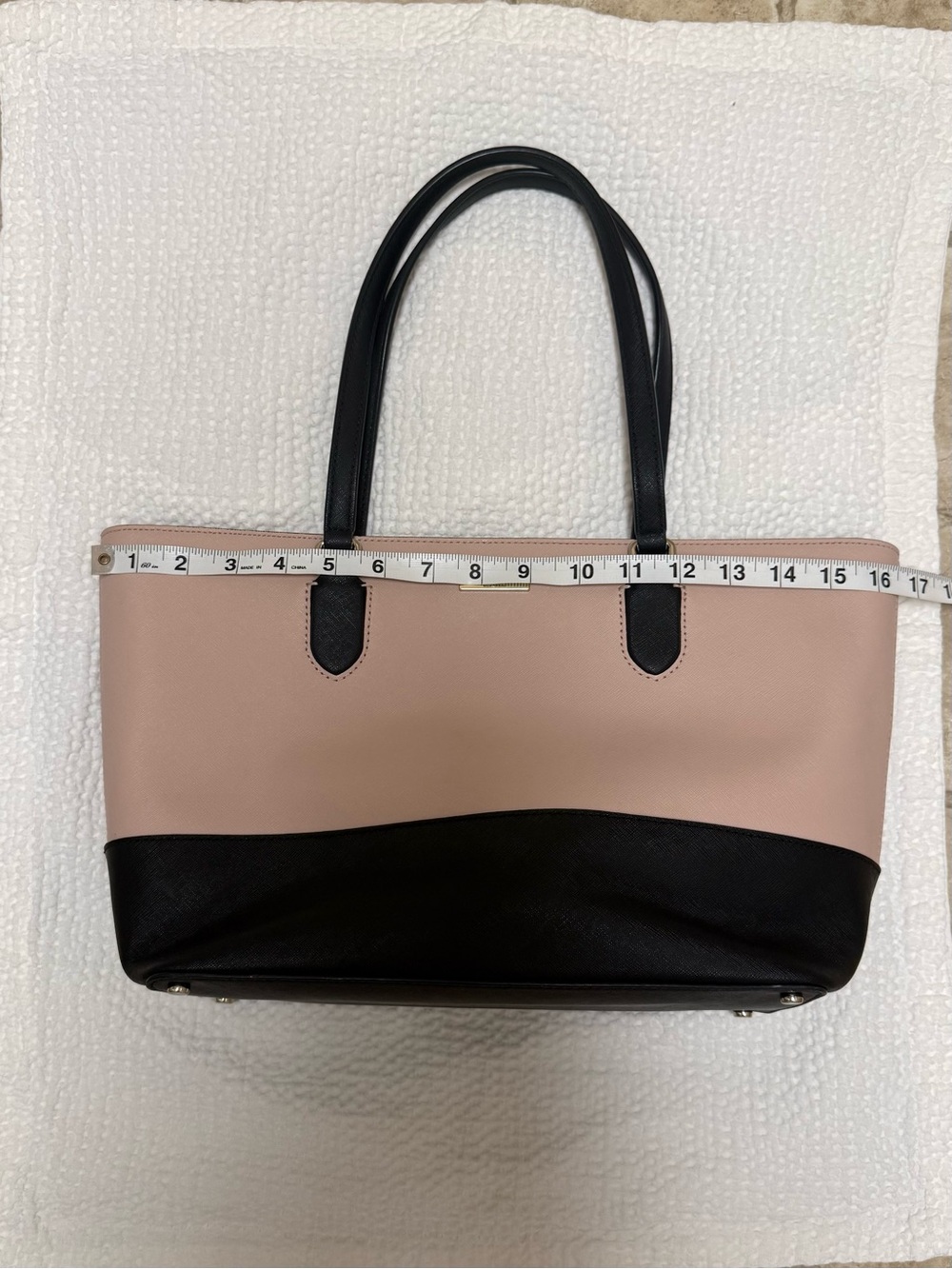 Kate Spade | Blush Pink & Black Tote Bag with Matching Wallet - Picture 12 of 13